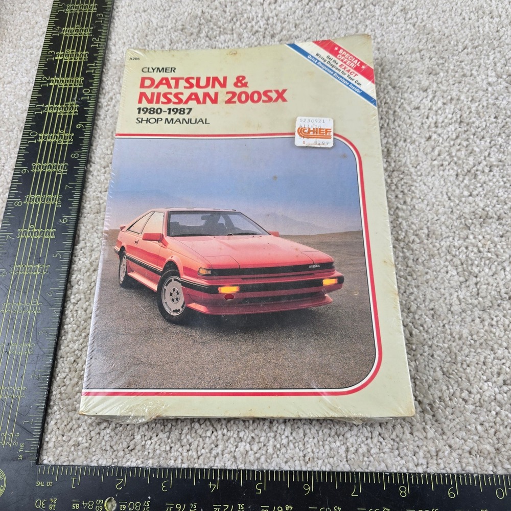 Clymer Shop Manual Datsun Nissan 200SX 1980-1987 Repair Guide A206